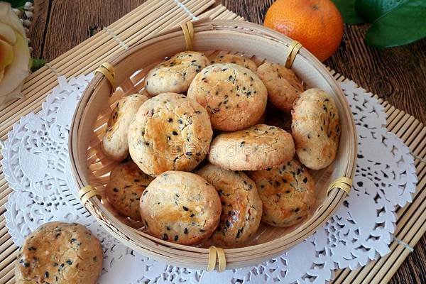 花生芝麻酥饼的做法图解19