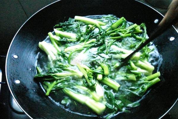 青灼菜心的做法图解4
