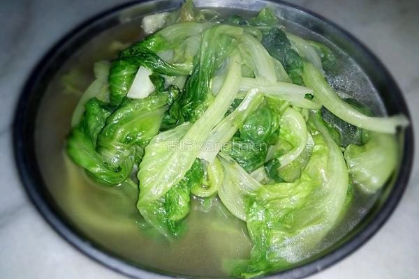 小炒生菜的做法图解4