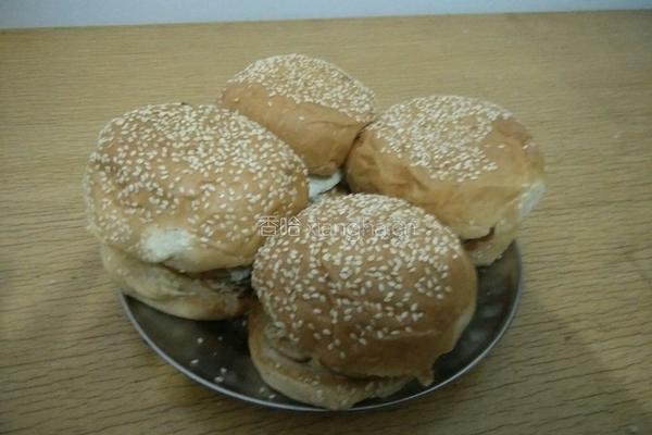 鸡肉汉堡的做法图解8
