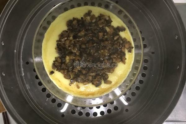 海参香菇蒸蛋的做法图解7