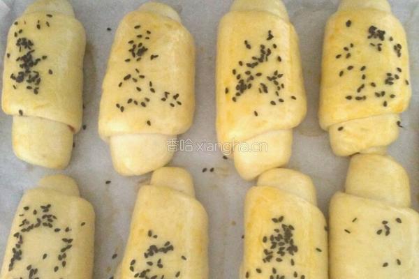 黄油豆沙小面包的做法图解13