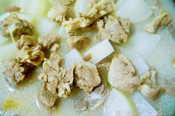 清炖羊肉萝卜汤的做法图解12