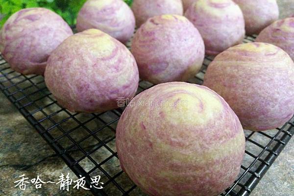 紫薯蛋黄酥的做法图解34