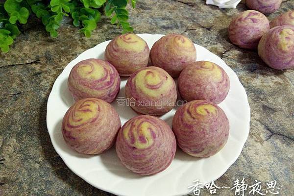 紫薯蛋黄酥的做法图解35