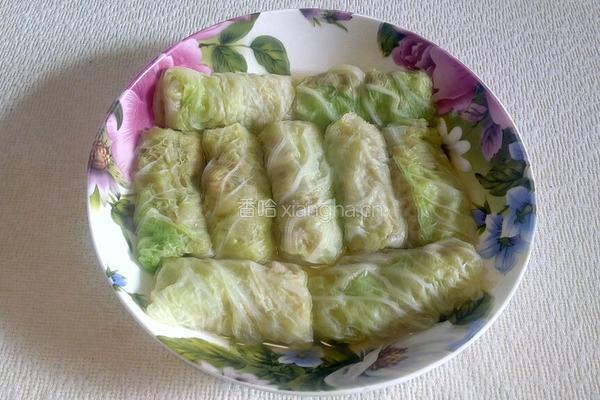 白菜肉卷的做法图解16