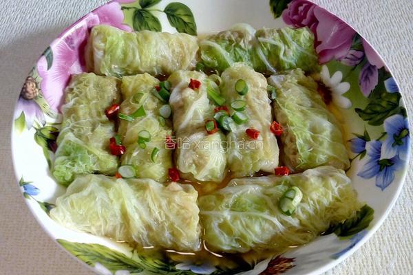 白菜肉卷的做法图解20