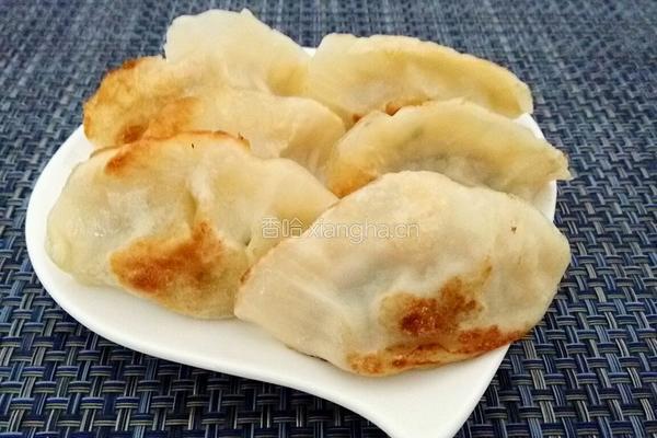 黄金煎水饺的做法图解8