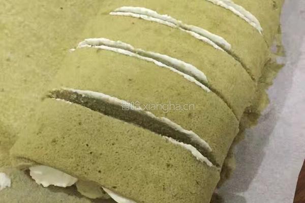 抹茶奶油卷