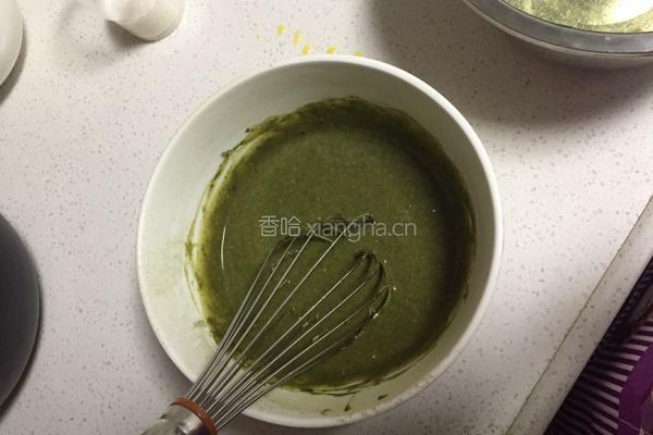 抹茶奶油卷的做法图解5