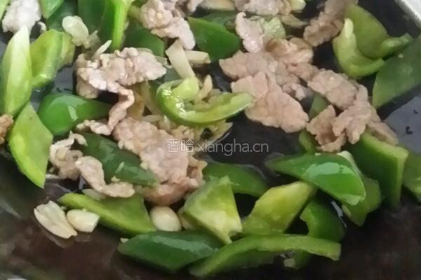 青椒肉片的做法图解4