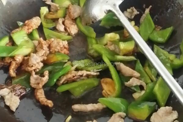 青椒肉片的做法图解5