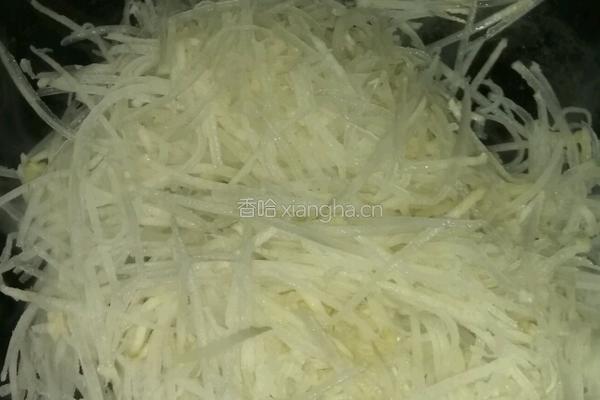 酱油萝卜丝的做法图解2