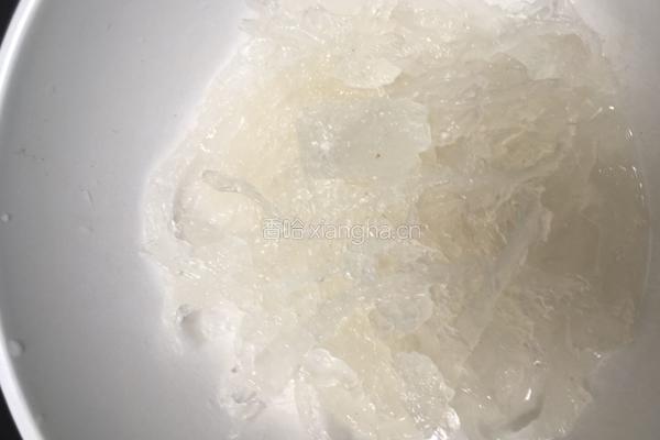 香草木瓜燕窝的做法图解3
