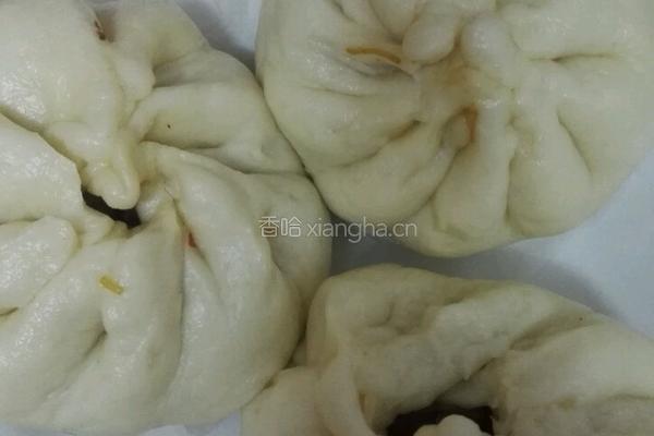 白菜肉米粉丝包的做法图解4