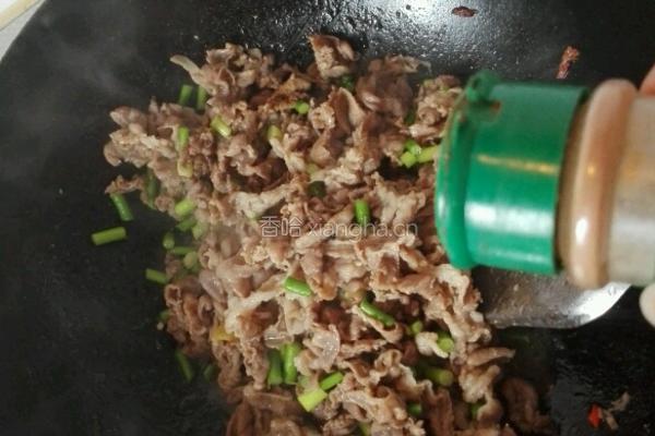 爆炒孜然羊肉的做法图解4