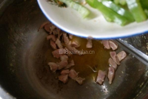 尖椒炒肉的做法图解7