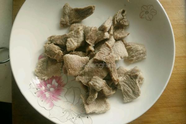 豇豆炒肉的做法图解4