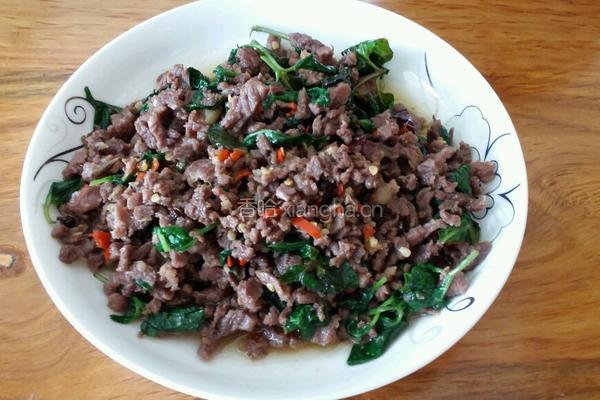 小炒牛肉粒