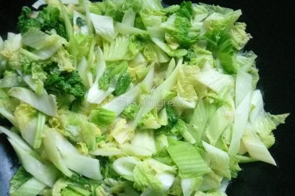 虾米大白菜的做法图解4