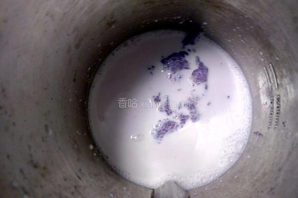 紫薯牛奶的做法图解5