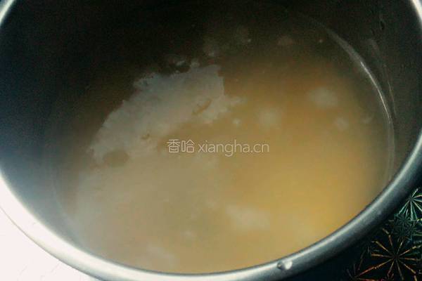 营养玉米糁大米粥的做法图解4
