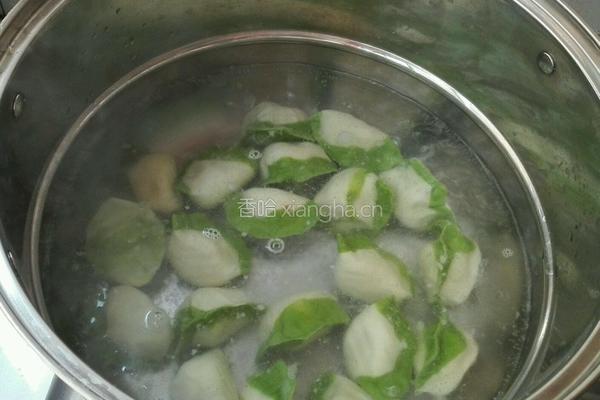 菜汁饺子的做法图解8