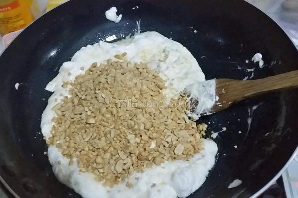 手工花生牛轧糖的做法图解6