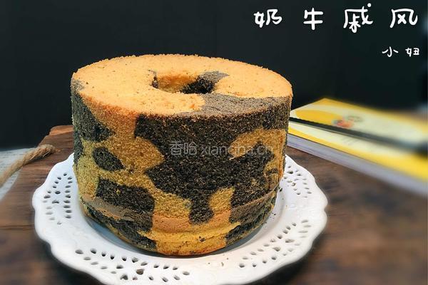 奶牛戚风蛋糕的做法图解21