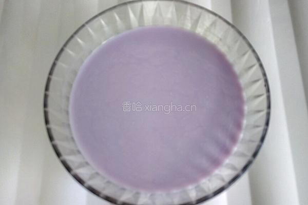 紫薯牛奶煎饼的做法图解8