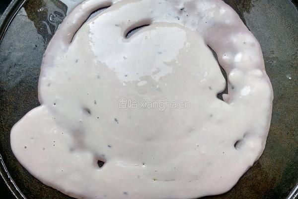 紫薯牛奶煎饼的做法图解12