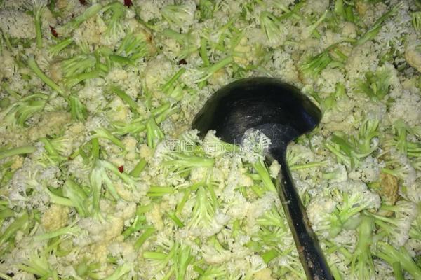 炝炒花菜的做法图解3