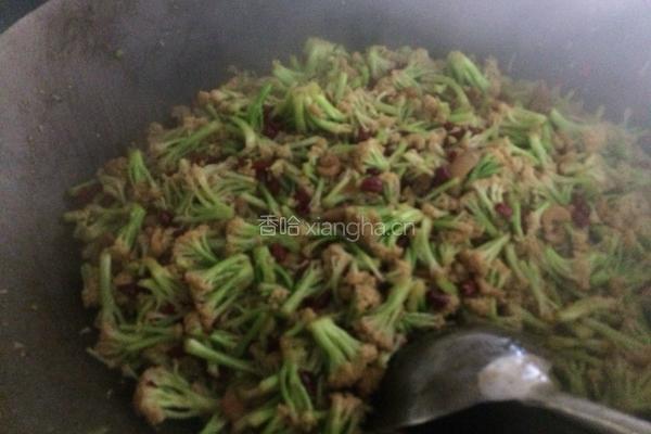 炝炒花菜的做法图解7