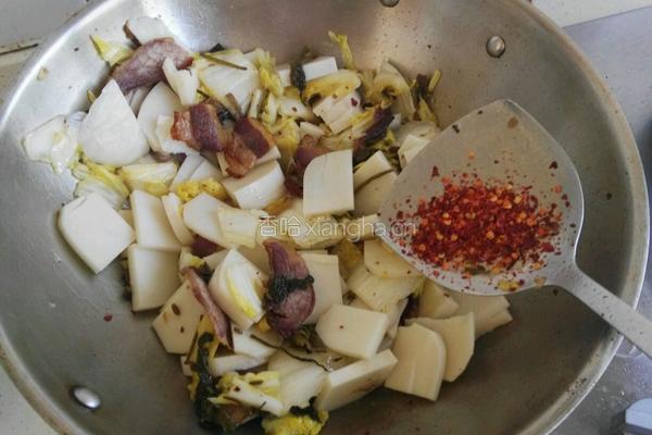 腾冲名菜 大救驾 炒饵块的做法图解6