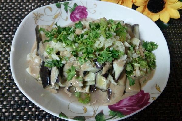 芝麻酱茄泥的做法图解10