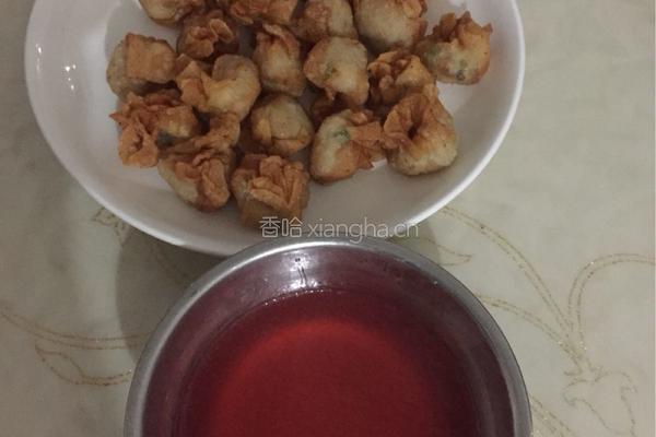 甜酸云吞的做法图解3