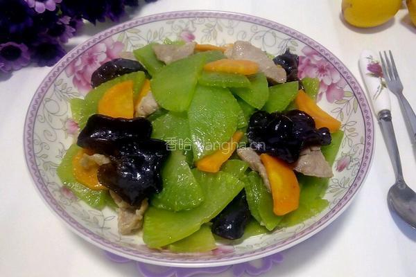青笋炒肉的做法图解12