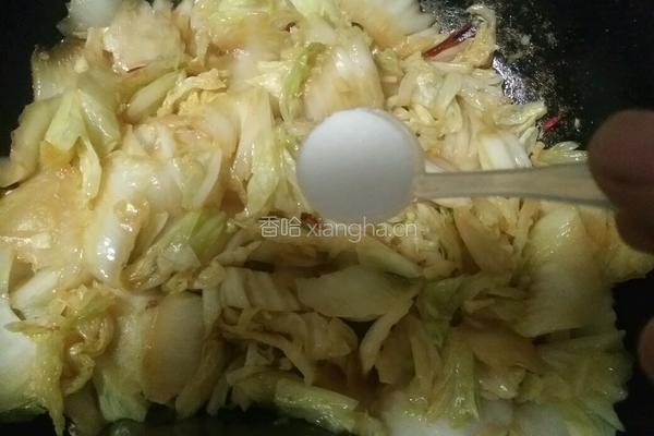 醋溜白菜的做法图解13