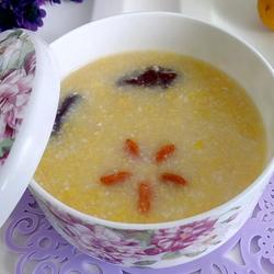 粘玉米渣粥的做法[图]