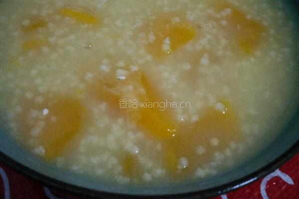 南瓜小米粥的做法图解7