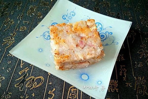 香煎芋头糕的做法图解9
