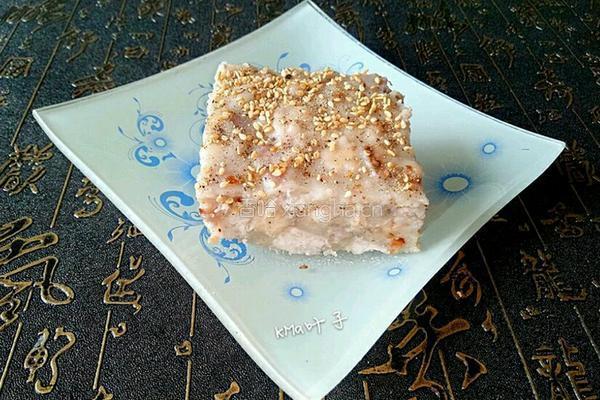 香煎芋头糕的做法图解7