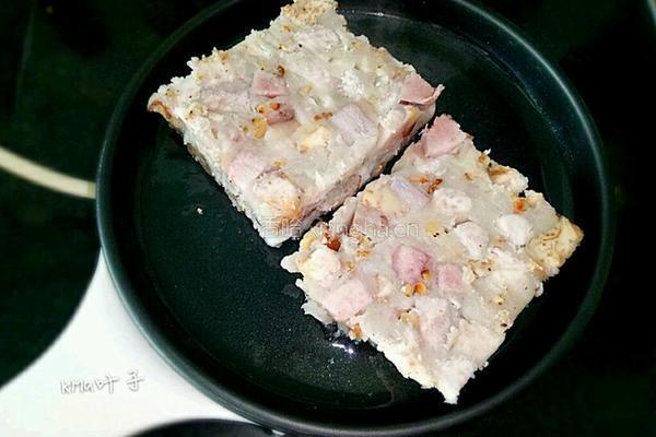 香煎芋头糕的做法图解8