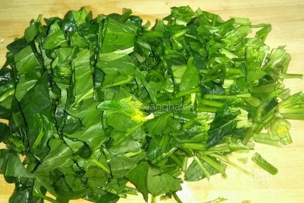 原味菠菜鸡蛋的做法图解1