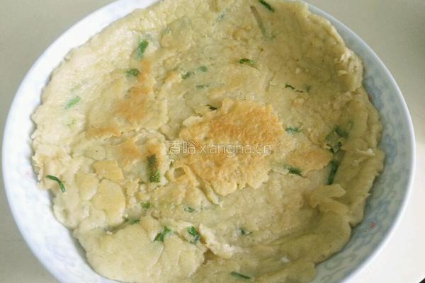 豆渣葱饼的做法图解6