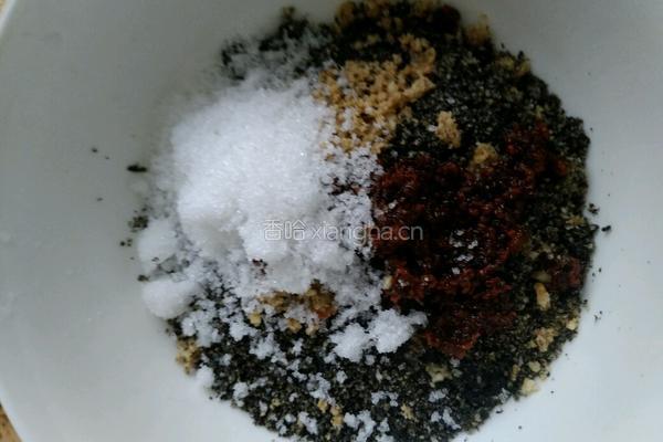 黑芝麻桂花元宵的做法图解4