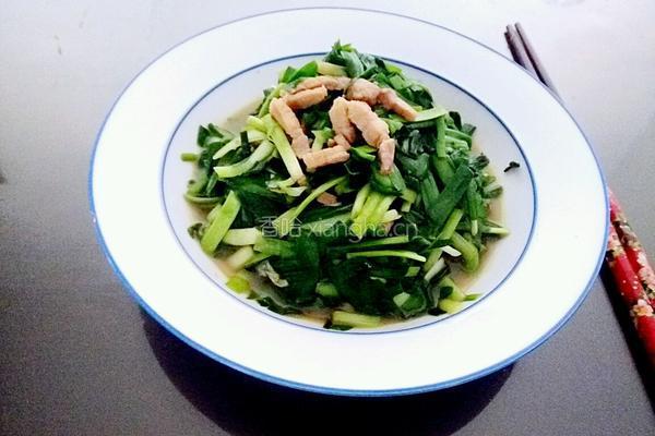 韭菜炒肉丝的做法图解8