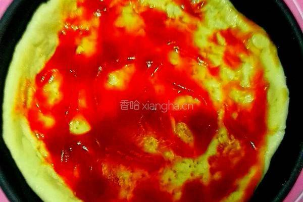 火腿披萨的做法图解3