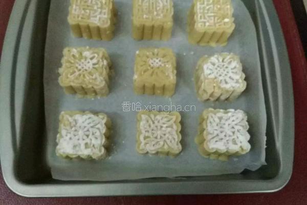 蜂蜜绿豆糕的做法图解4