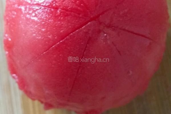 西红柿花的做法图解1